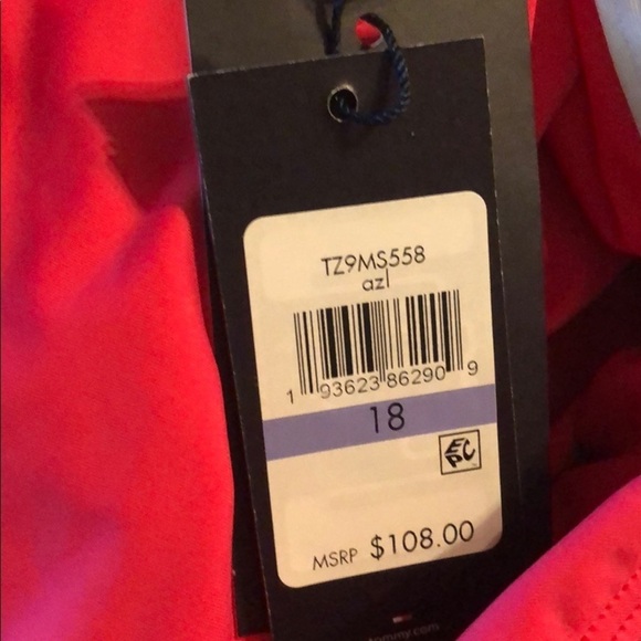 TOMMY Hilfiger Over The Shoulder One Piece - Picture 4 of 4